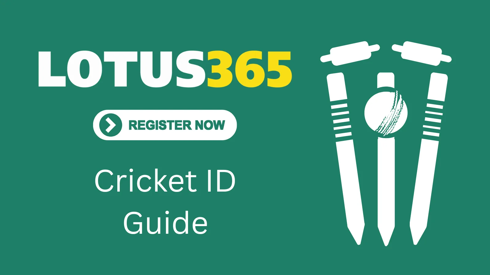 Cricket ID on Lotus365 - Get Your Betting ID