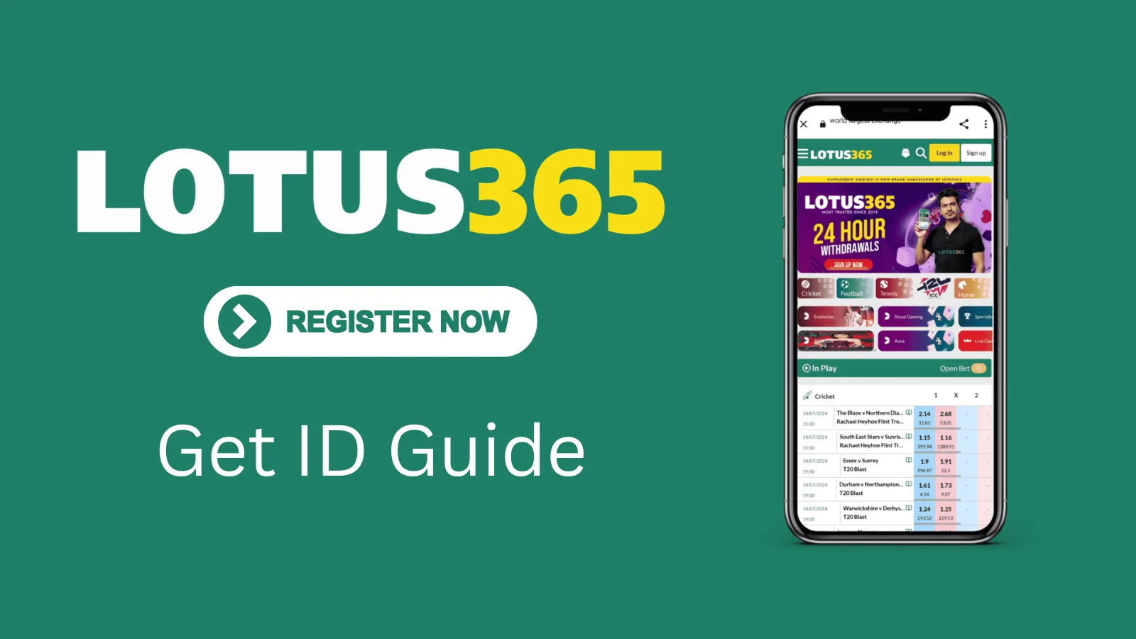 Get Lotus365 ID - WhatsApp Registration